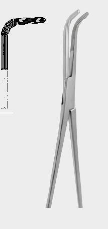 Затискачі МІКСТЕРА (MIXTER), вигнуті, зубчасті, 28 см (cm). Бренд: Zepf (Зепф).